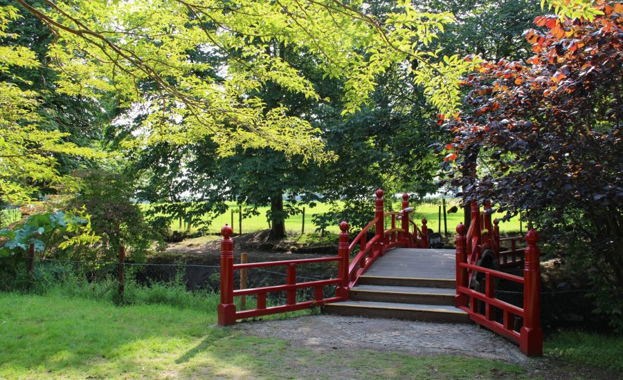 Pedestrian Bridge from in house Joinery Workshop